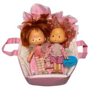 Vintage 80s Strawberry Shortcake Raspberry Tart Dolls Accessories Nostalgia Toys